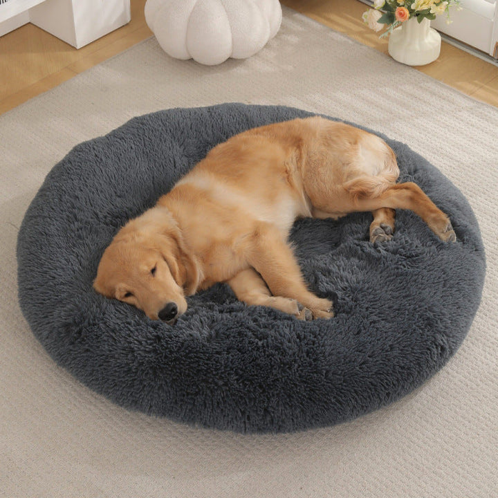 Round Plush Warm Pet Sleeping Mat: The Ultimate Comfort for Your Furry Friend
