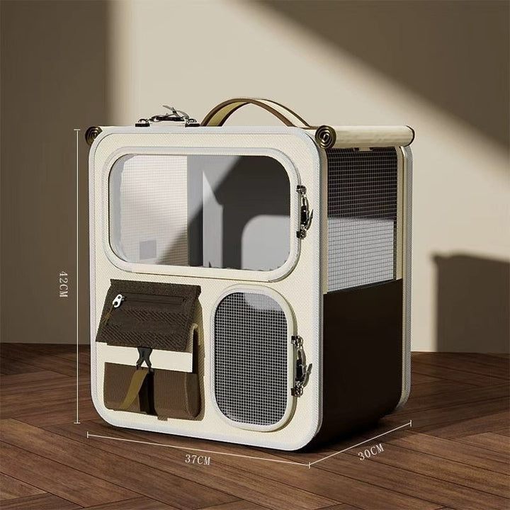 Discover the Ultimate Pet Carrier: Large Capacity Pet Carrier Backpack With Luggage Design